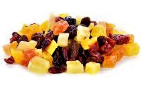 Mixed fruits pieces