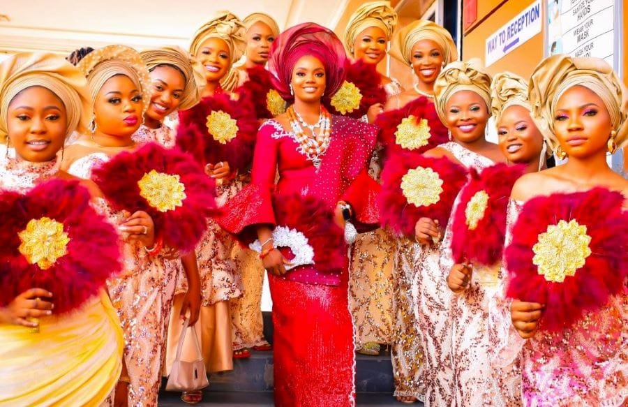 Yoruba wedding ceremony