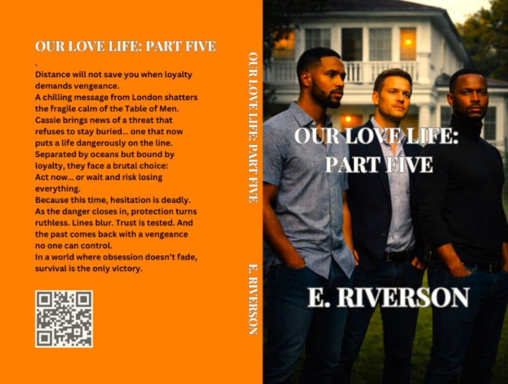 Group of three strong men standing protectively.